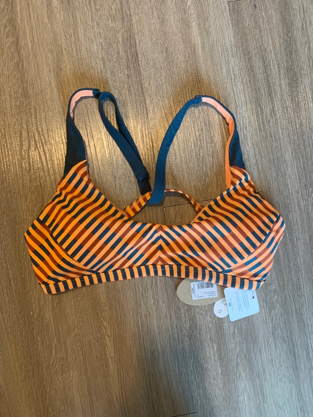 Prana Peach Bikini Top Size M NWT